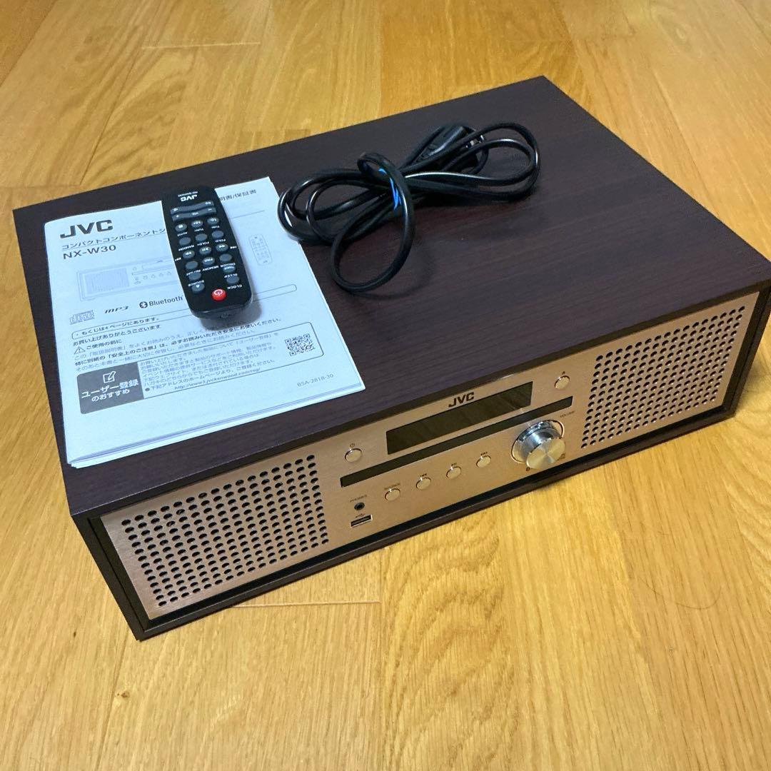JVC NX-W30 ミニコンポ CDプレーヤー「美品」2024年