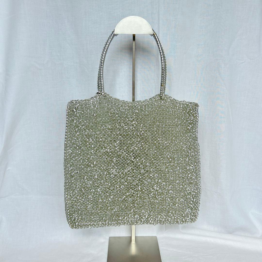 人気カラー　アンテプリマ　スタンダードスクエア　ラージ　シルバー　インナーバッグ