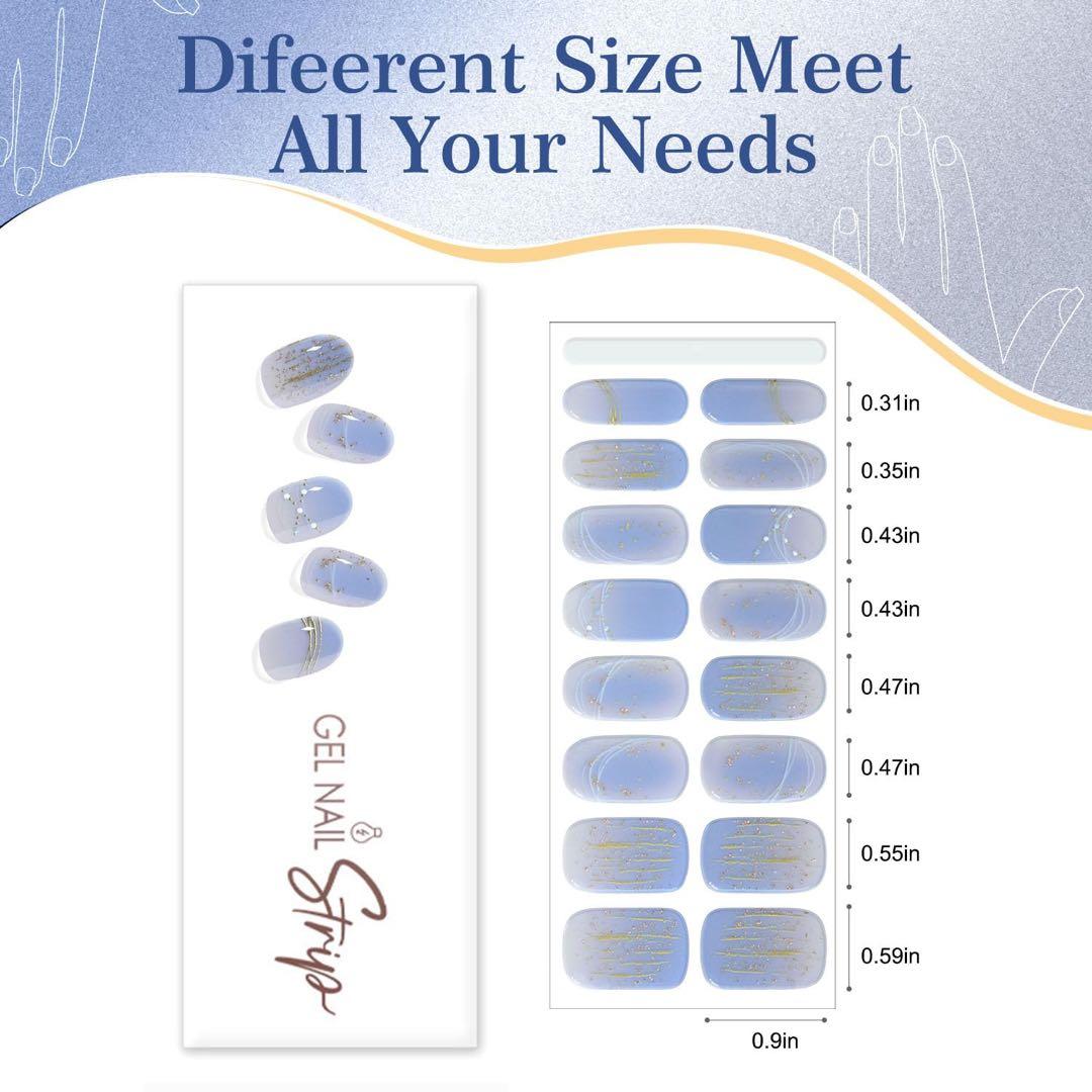 ジェルネイルストリップ　ネイルアート用ジェルネイルラップ