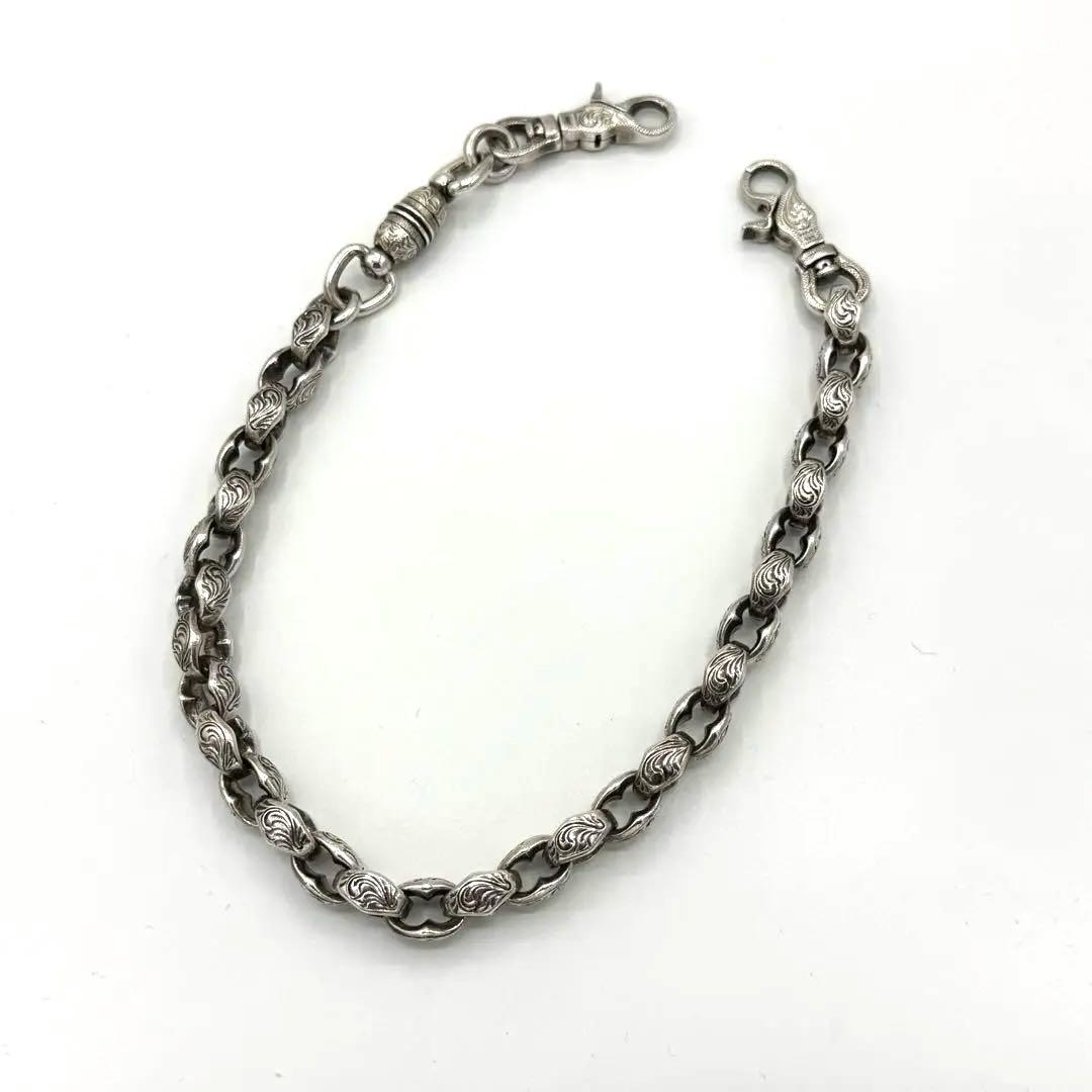 FUNNY ファニー SE-1 エングレーブ　ウォレットチェーン　シルバー