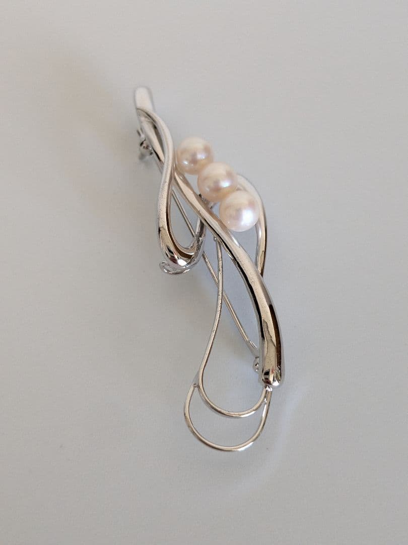 b*9様 TASAKI　シルバー　パールブローチ