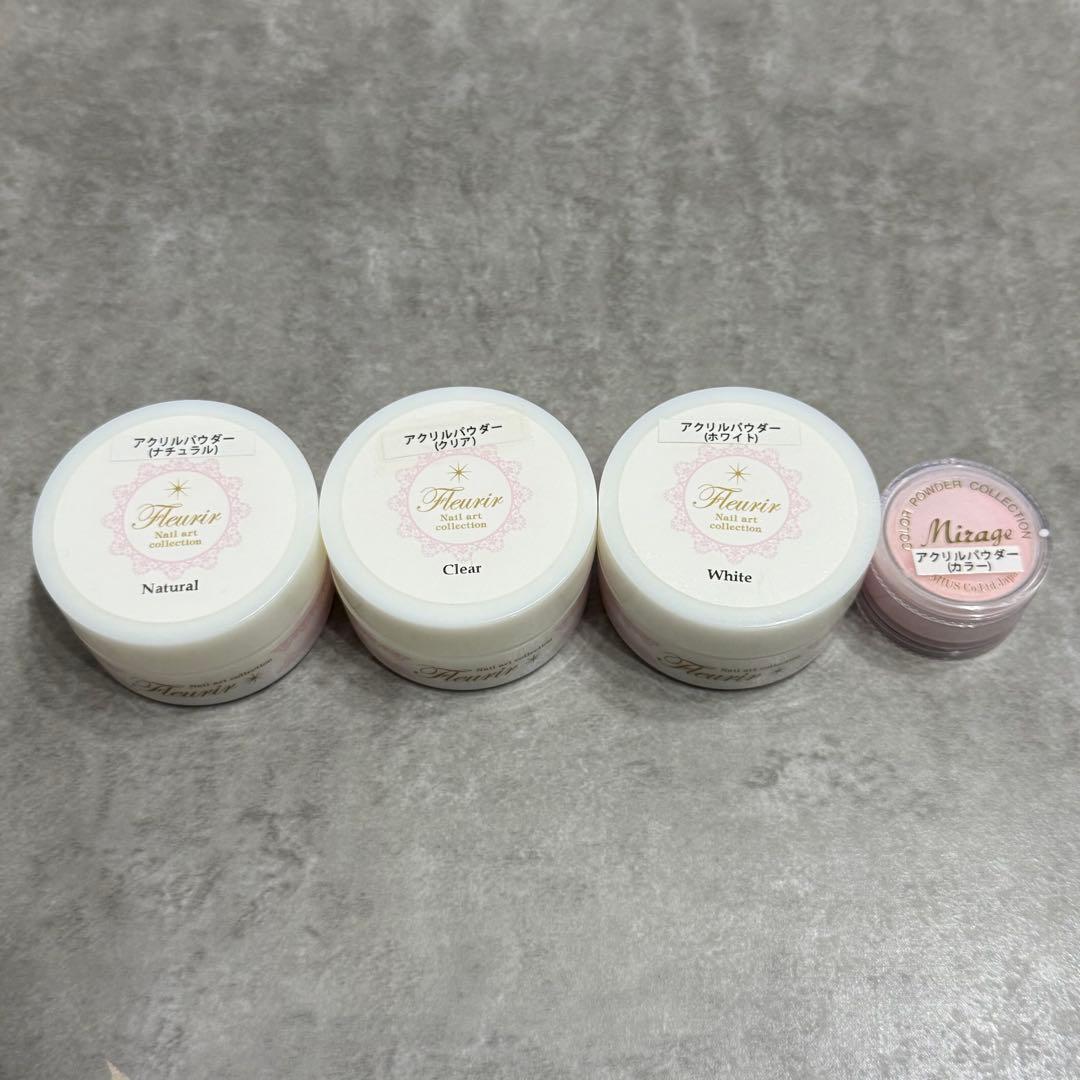 フルーリア アクリルパウダー アクリルリキッド カラーパウダー ネイル検定