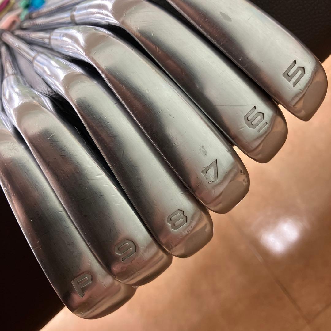 ホンマTW７５７vxアイアンセット 5〜P 6本セットシャフトスパイン調整済み