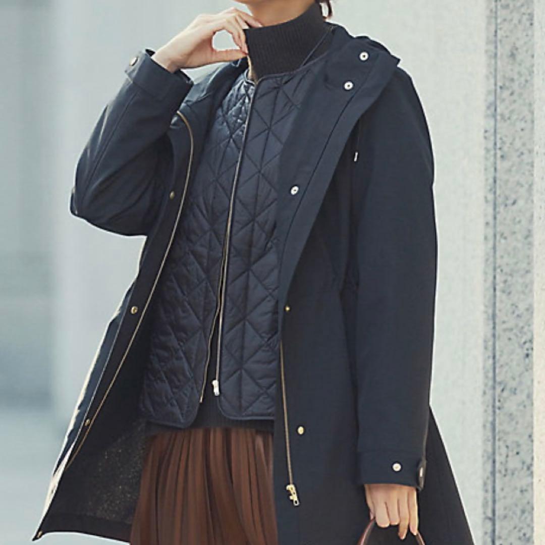 23区　ライナー付き マルチウェイ コート　48 大きいサイズ　2022AW