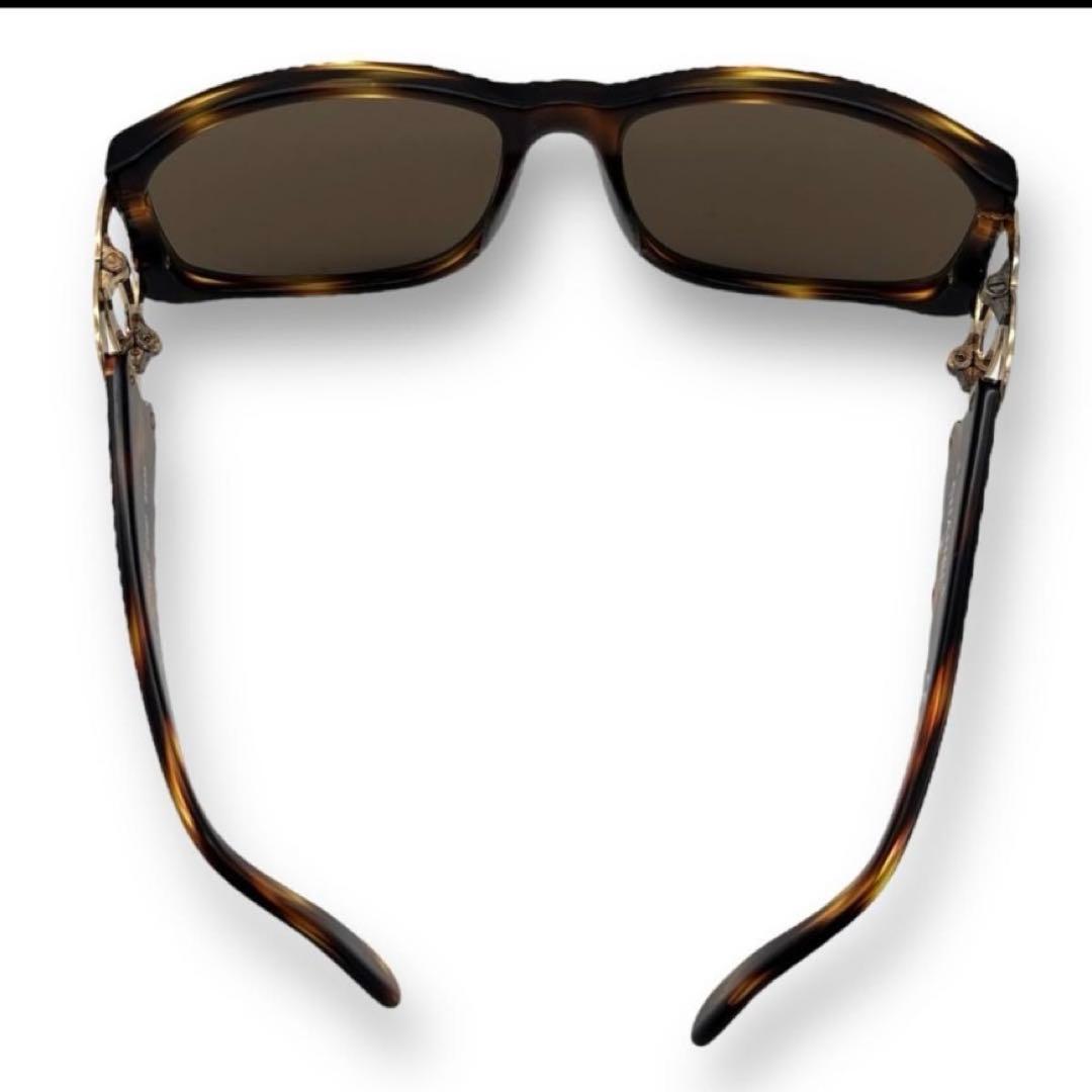 CHANEL ブラウン サングラス ケース付き　　べっ甲