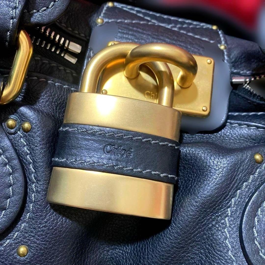 【当時物 廃盤】Chloe美品 クロエ パディントン ハンドバッグ ゴールド