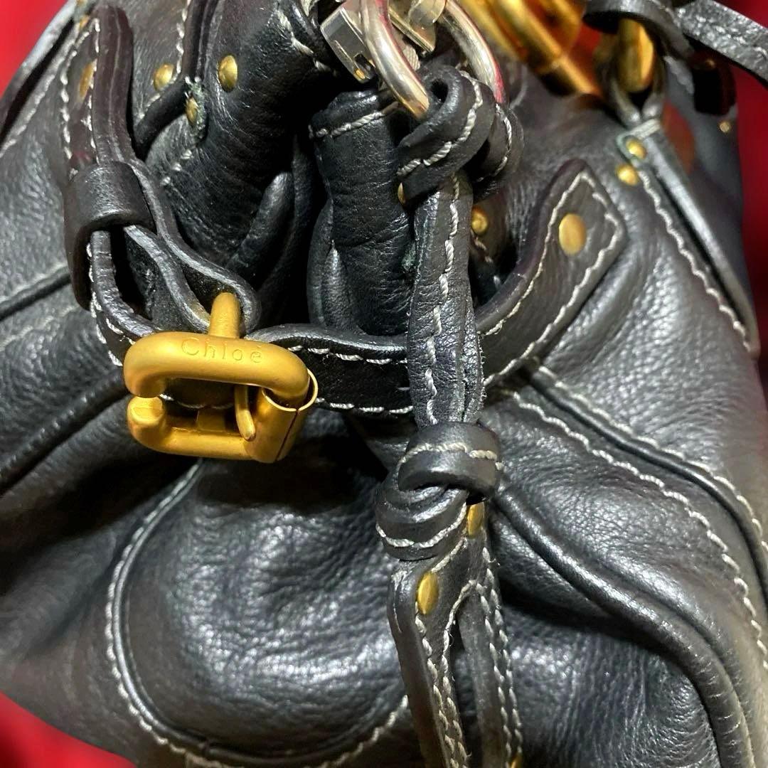 【当時物 廃盤】Chloe美品 クロエ パディントン ハンドバッグ ゴールド