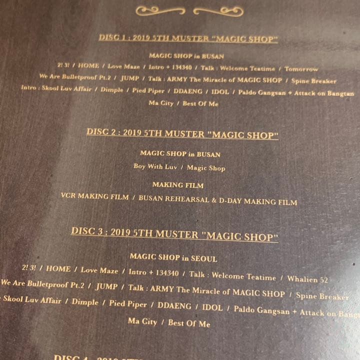 BTS マジックショップ DVD magic shop 韓国 釜山 ソウル