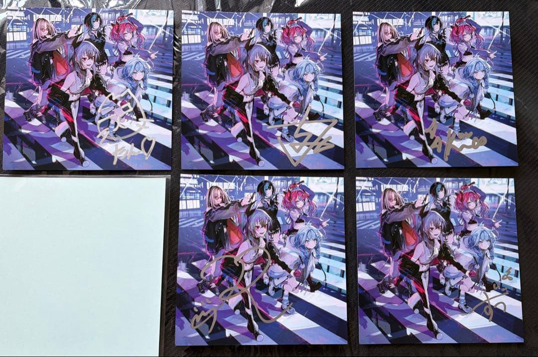 【全5種】FLOW GLOW 直筆サイン アナザージャケット コンプセット