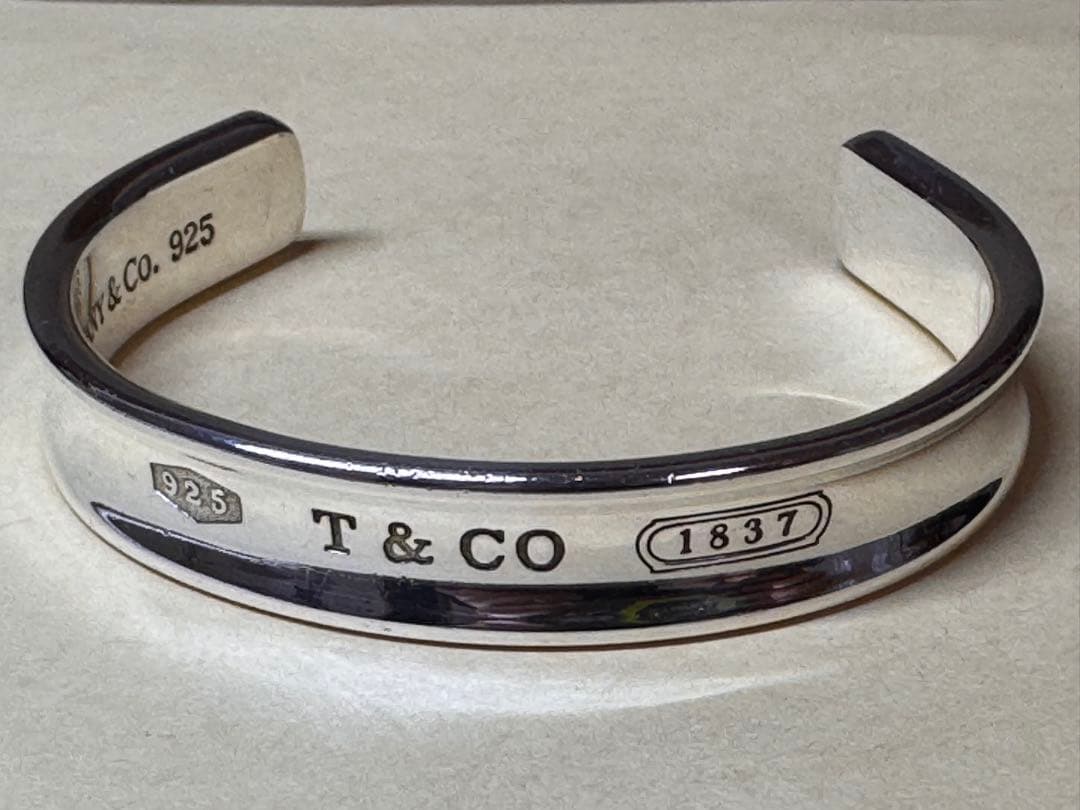 な*み様 T & CO シルバー925 バングル 1837刻印