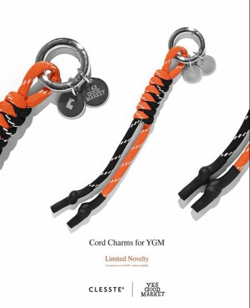未開封 CLESSTE CORD CHARMS FOR YGM