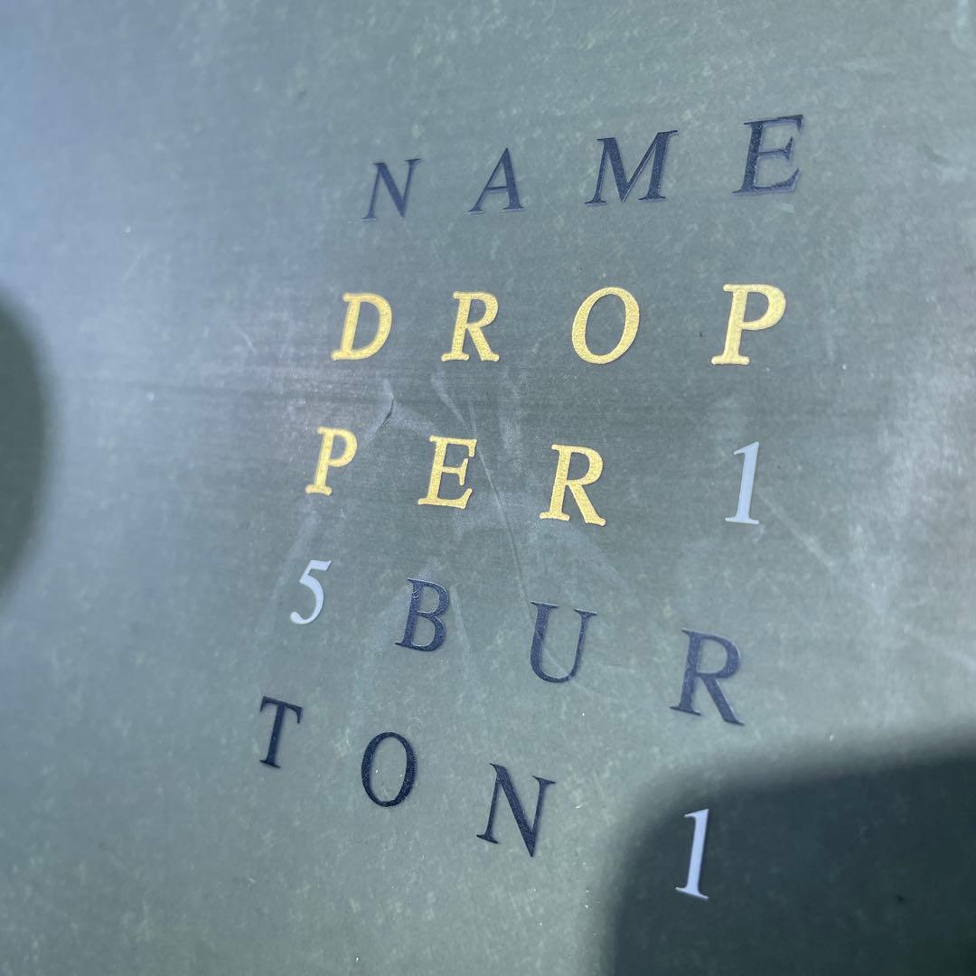 【値下げ】burtonバートンNAMEDROPPER2点セット　グラトリ・パーク