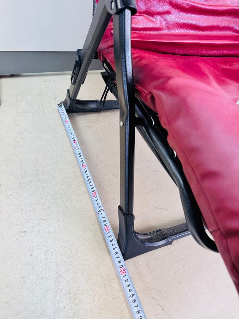 Gravina リクライニングチェア ワインレッド 折り畳み 1人掛け ソファー