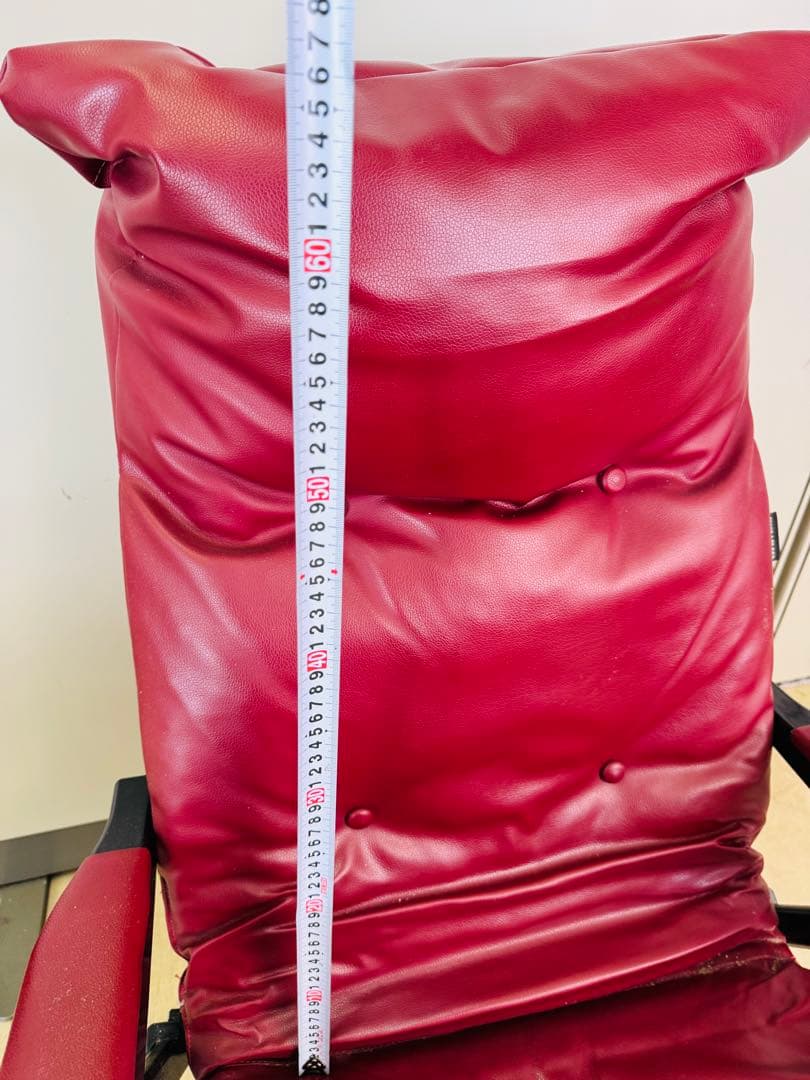 Gravina リクライニングチェア ワインレッド 折り畳み 1人掛け ソファー