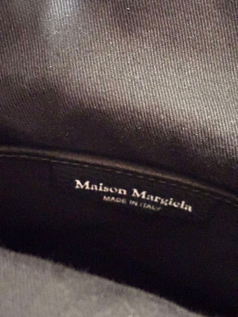 【美品】マルジェラ　5AC オールレザー　ショルダーバッグ　ブラック※値下げ不可