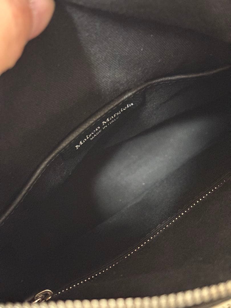 【美品】マルジェラ　5AC オールレザー　ショルダーバッグ　ブラック※値下げ不可