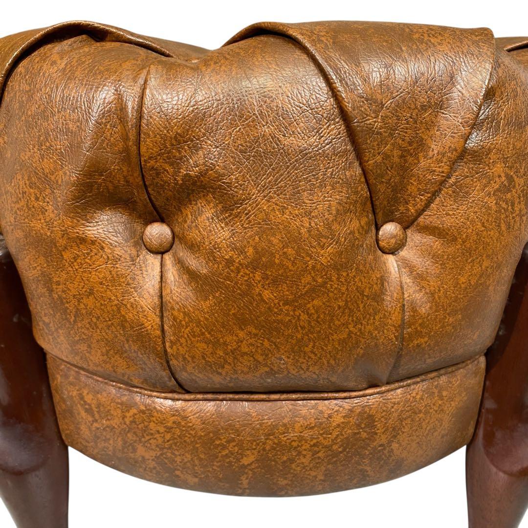 【美品】マルニ木工 ベルサイユ オットマン ブラウン②