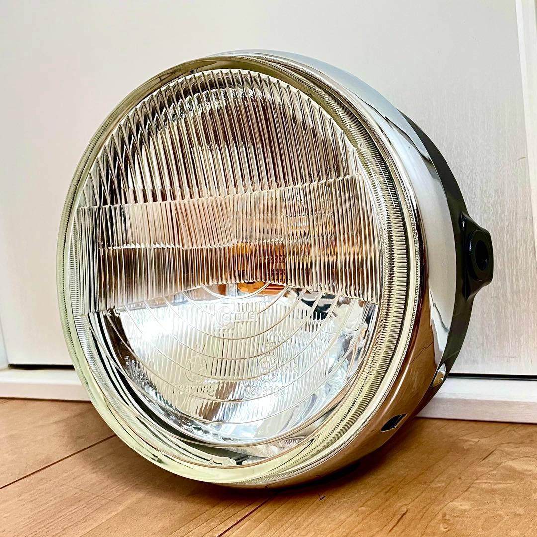 当時物 シビエ 凹み ヘッドライト CIBIE 極美品 マーシャル