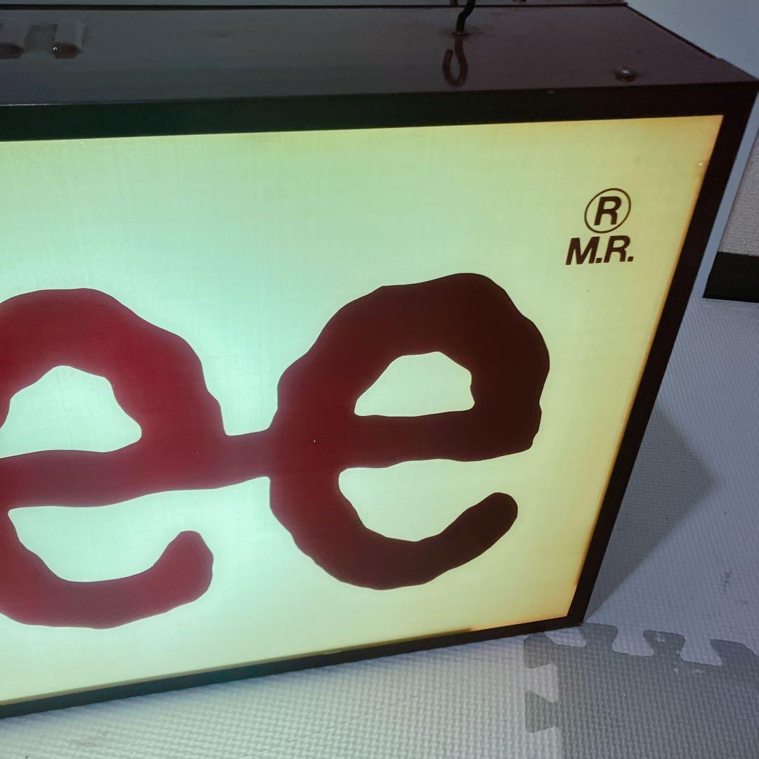 Lee ヴィンテージ　電飾看板　LEE ライト　看板　電球付き