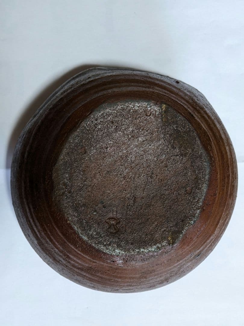 ♦江戸時代 古備前 蹲 三耳壺 焼締め！遺品少数 置物 飾り 花器 花活け骨董品