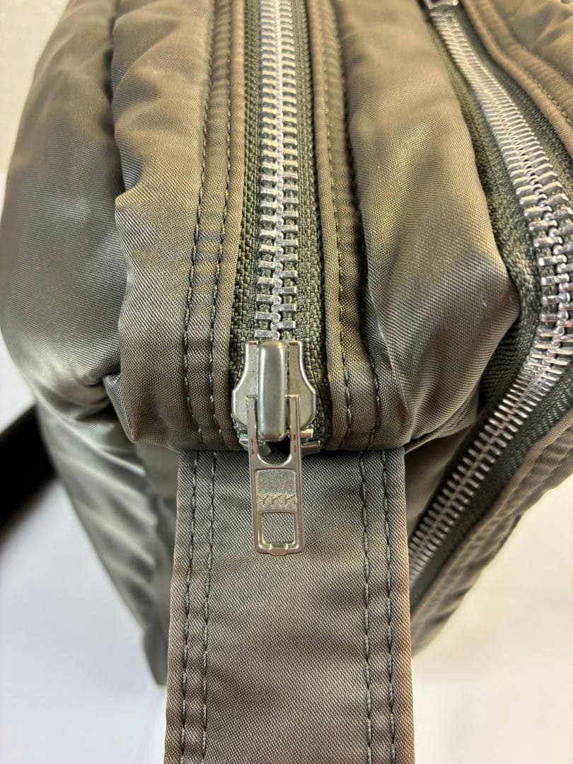 [未使用級] PORTER　タンカー　２層　ショルダーバッグ　M　シルバーグレー