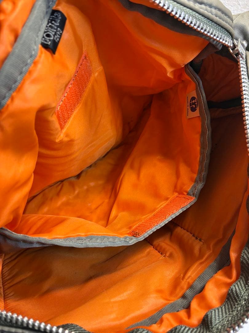 [未使用級] PORTER　タンカー　２層　ショルダーバッグ　M　シルバーグレー