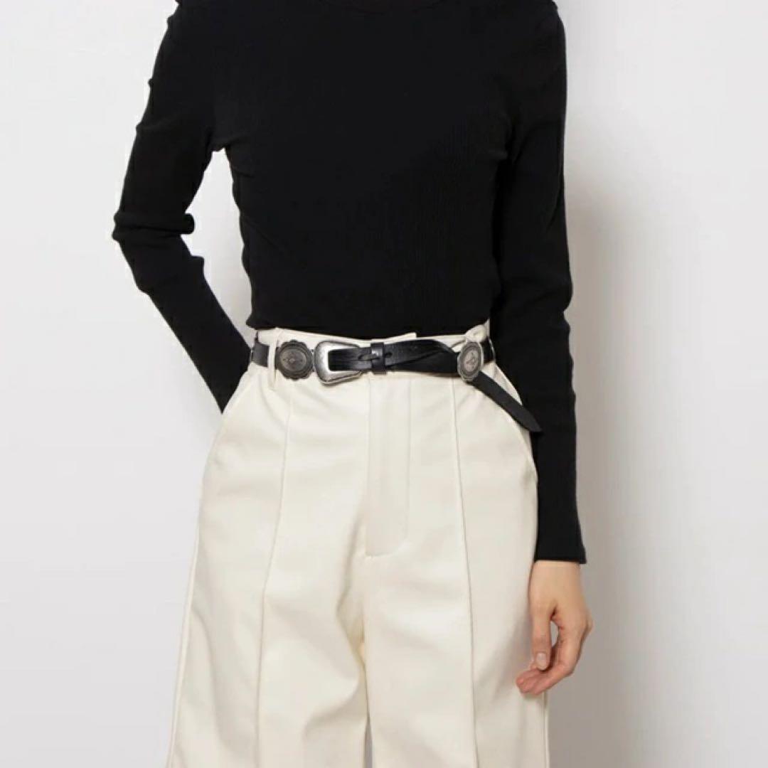 PUNTOVITA プントヴィータ レザーコンチョベルト