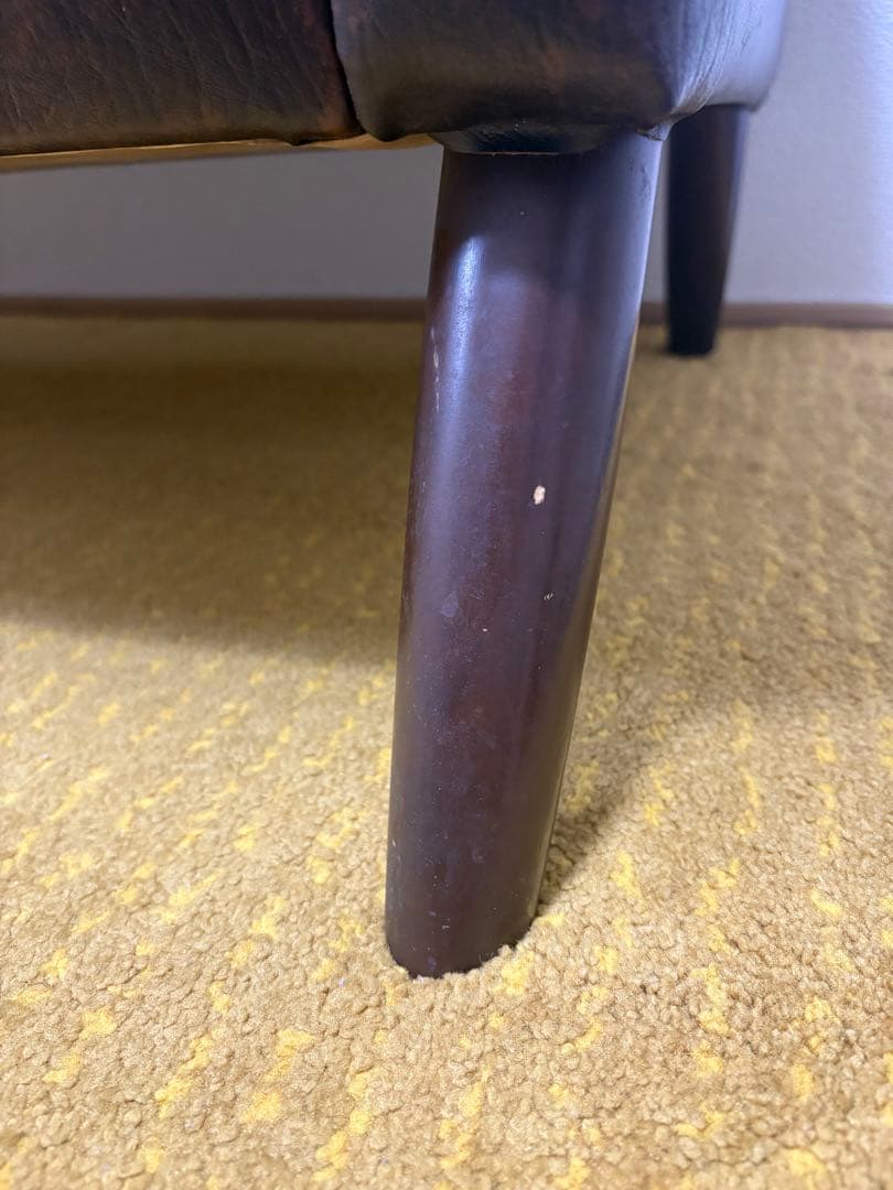 カリモク 2人掛けロビーソファ ビンテージスタイル マーブル