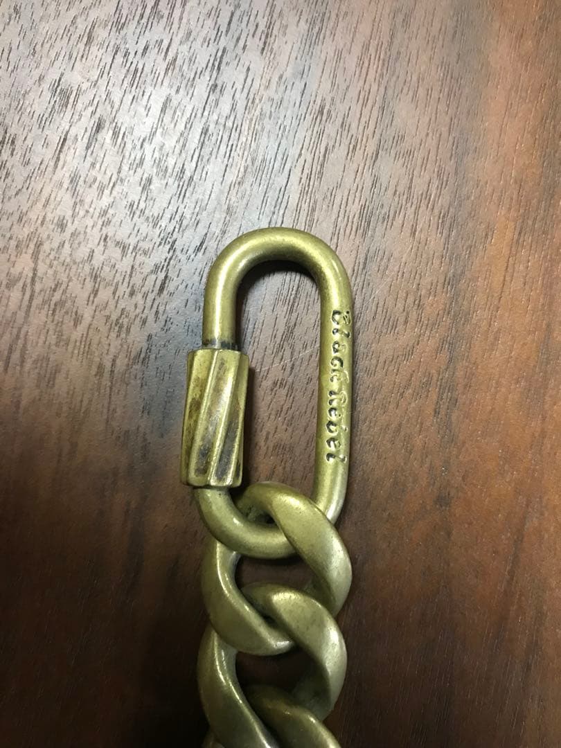 RUDE GALLERY BLACK REBEL真鍮ウォレットチェーン