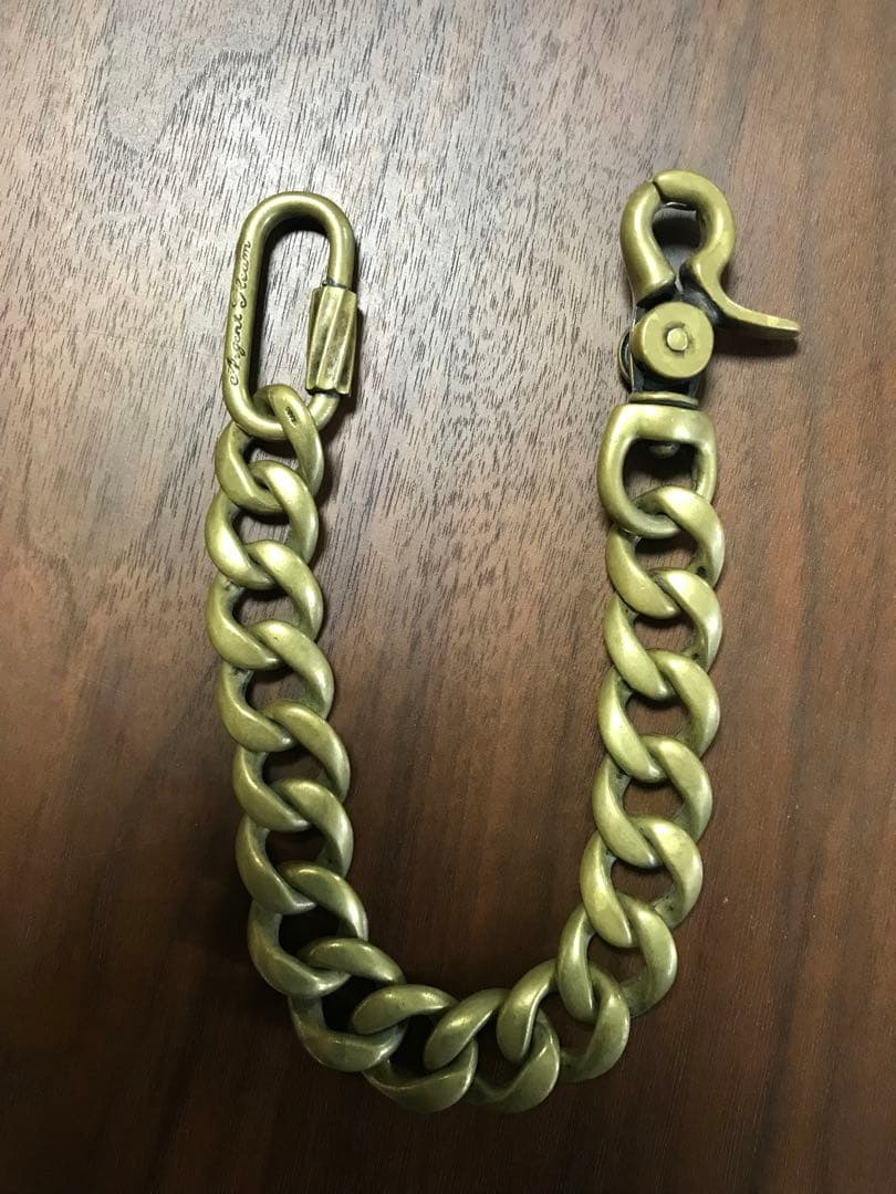 RUDE GALLERY BLACK REBEL真鍮ウォレットチェーン