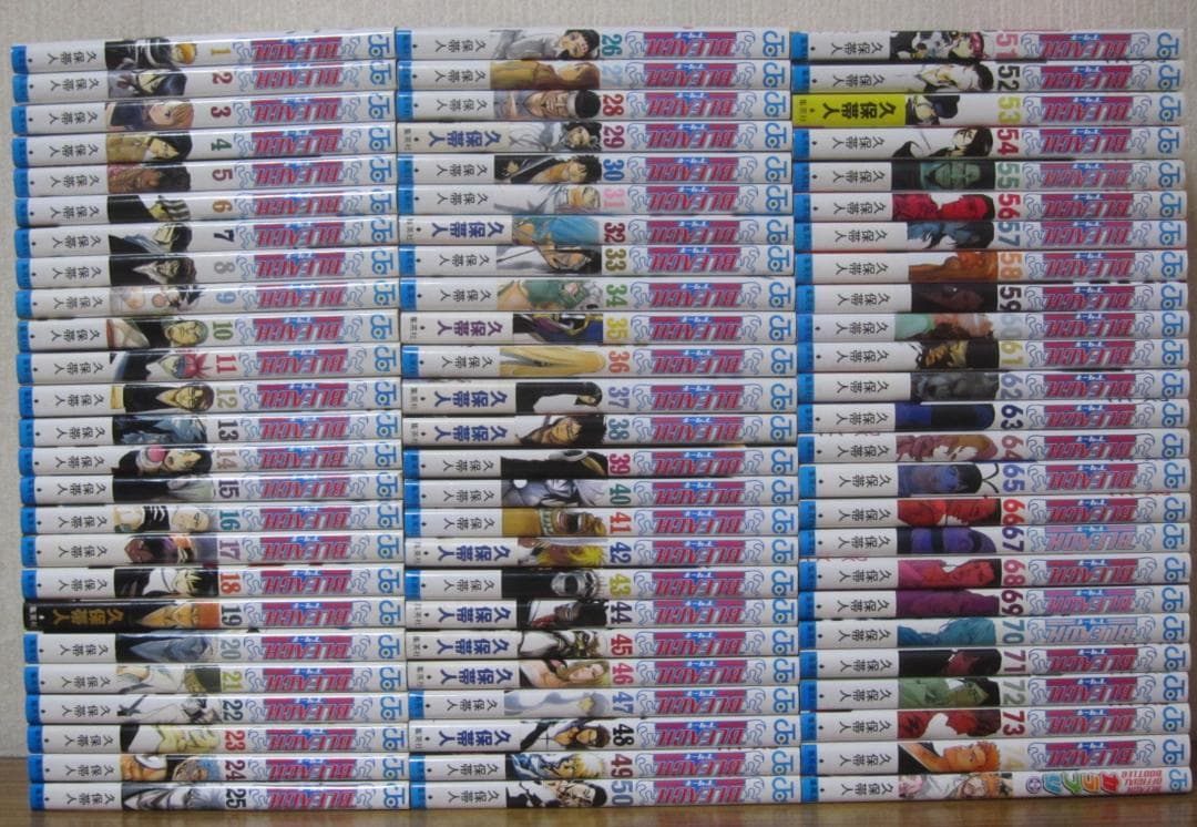 【コミック】BLEACH ブリーチ　全74巻+カラブリ　久保帯人　◆全巻・完結