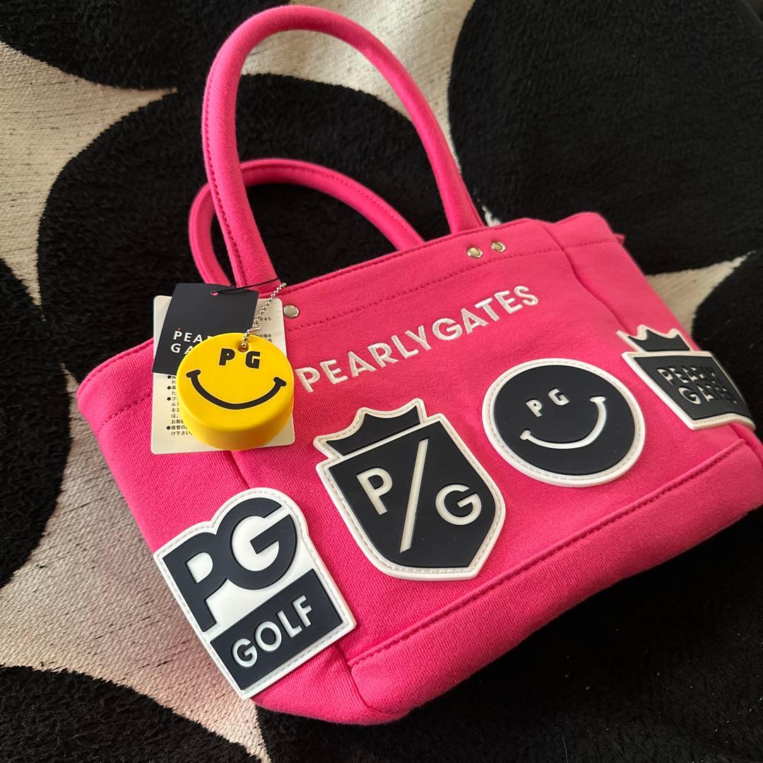 新品 未使用★タグ付き★パーリーゲイツ カートバック トートバック ピンク