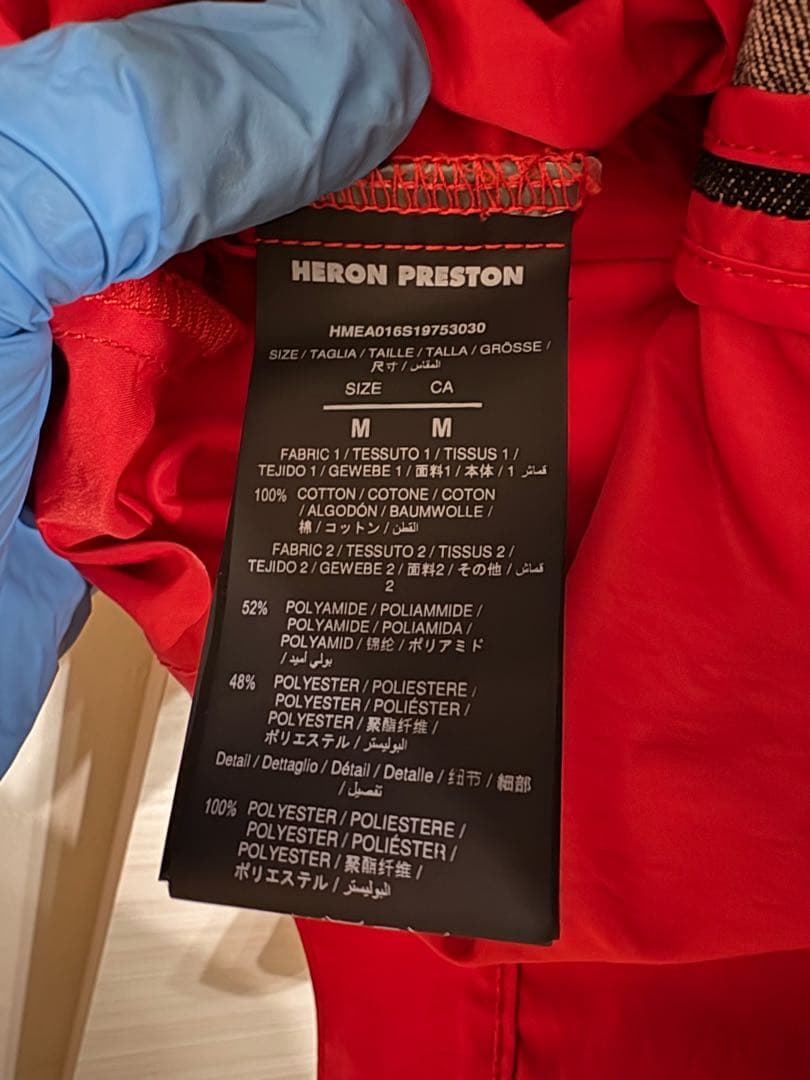 古*報様 HERON PRESTON ヘロンプレストン　デニムジャケット　ナイロ