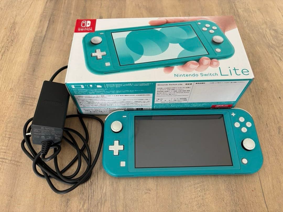 Nintendo Switch Lite ターコイズ 本体 ACアダプター付き