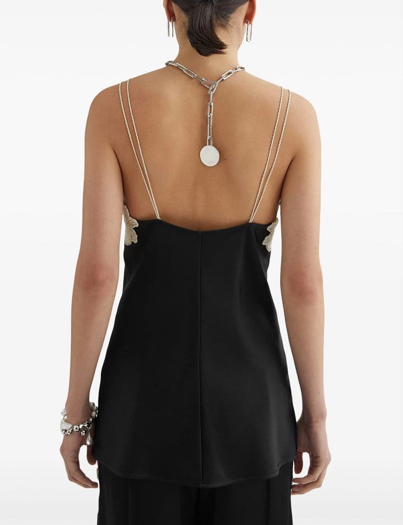 専用　JIL SANDER SS25 フラワー レース 刺繍 キャミソール