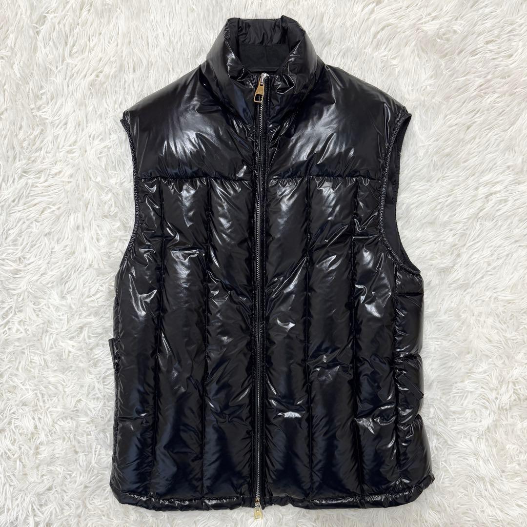 極美品✨ダンヒル DUNHILL 現行 ダウンベスト 光沢 シャイニー M