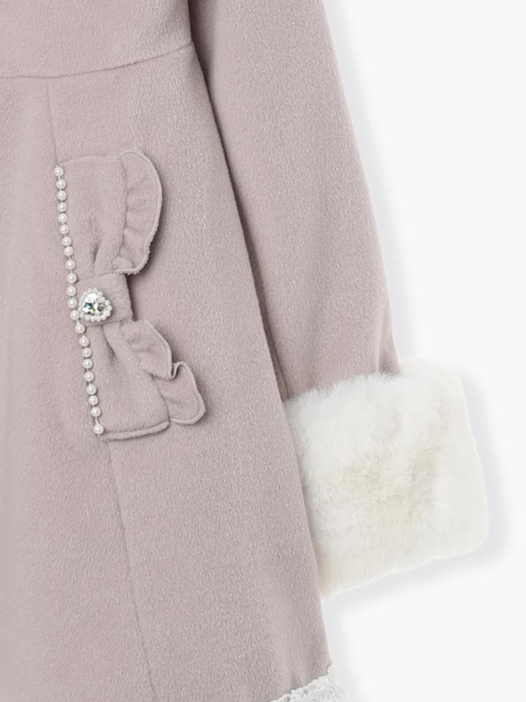 [NOEMIE]新品ケープフリルドーリーフレアコート