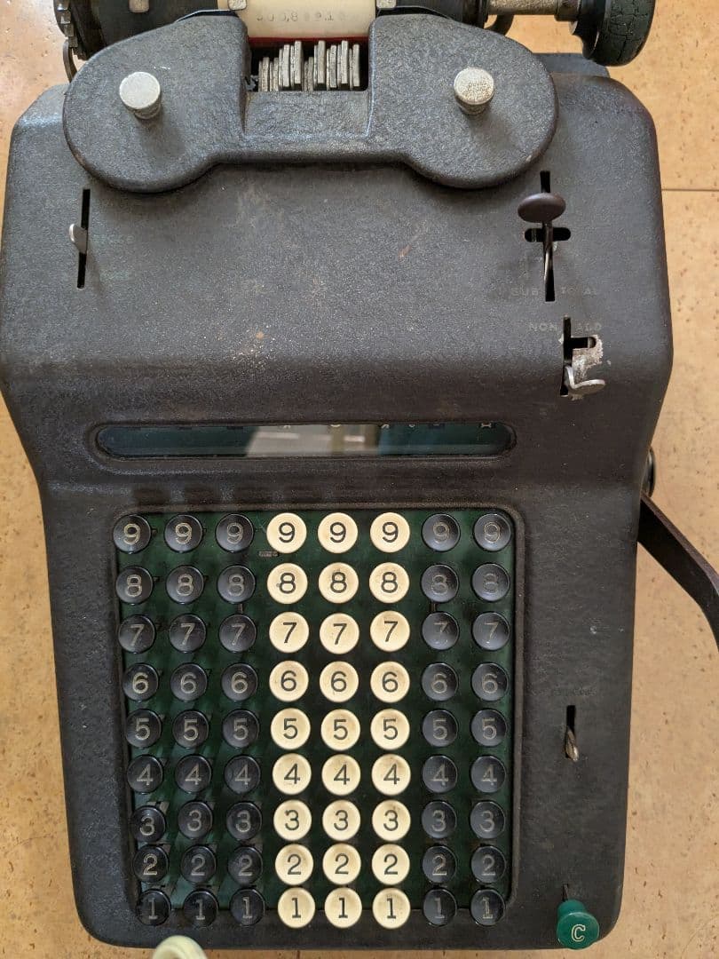 アメリカ　NY アンティーク　計算機　ALLEN WALES