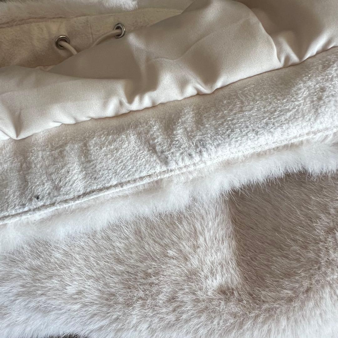 Arpege story ファーフードブルゾン