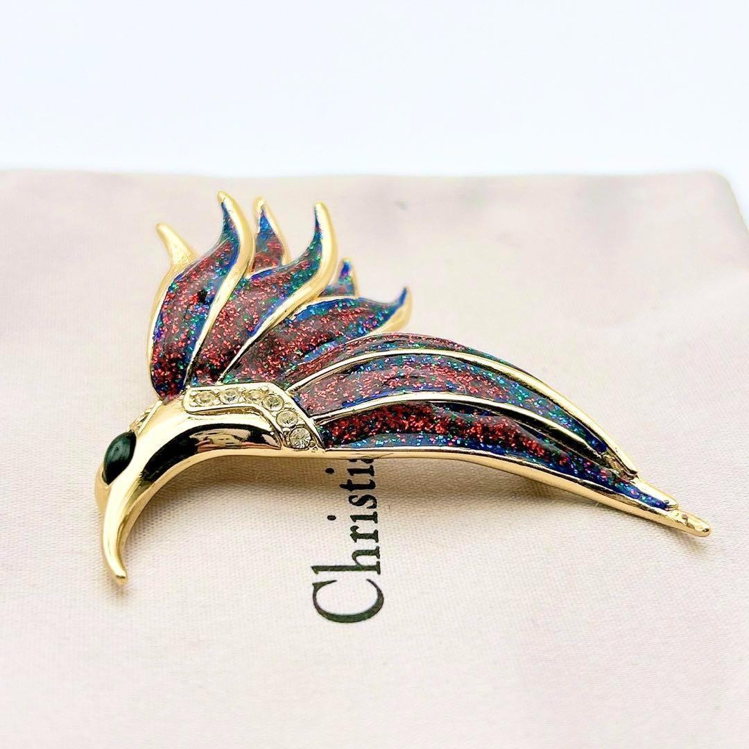 2448　 Germany製　極美品✨Dior　ブローチ　CD　ロゴ　希少　刻印
