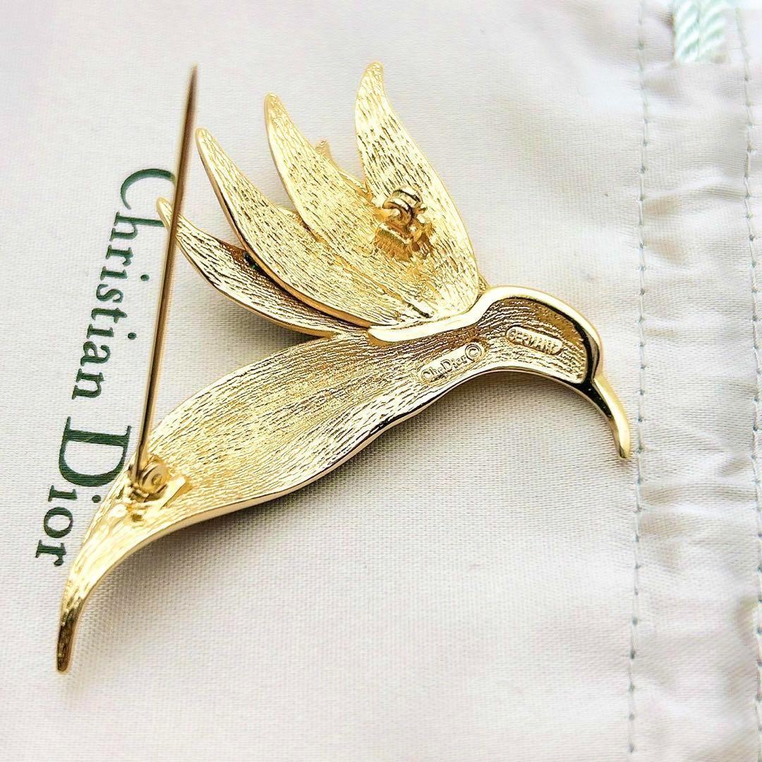 2448　 Germany製　極美品✨Dior　ブローチ　CD　ロゴ　希少　刻印