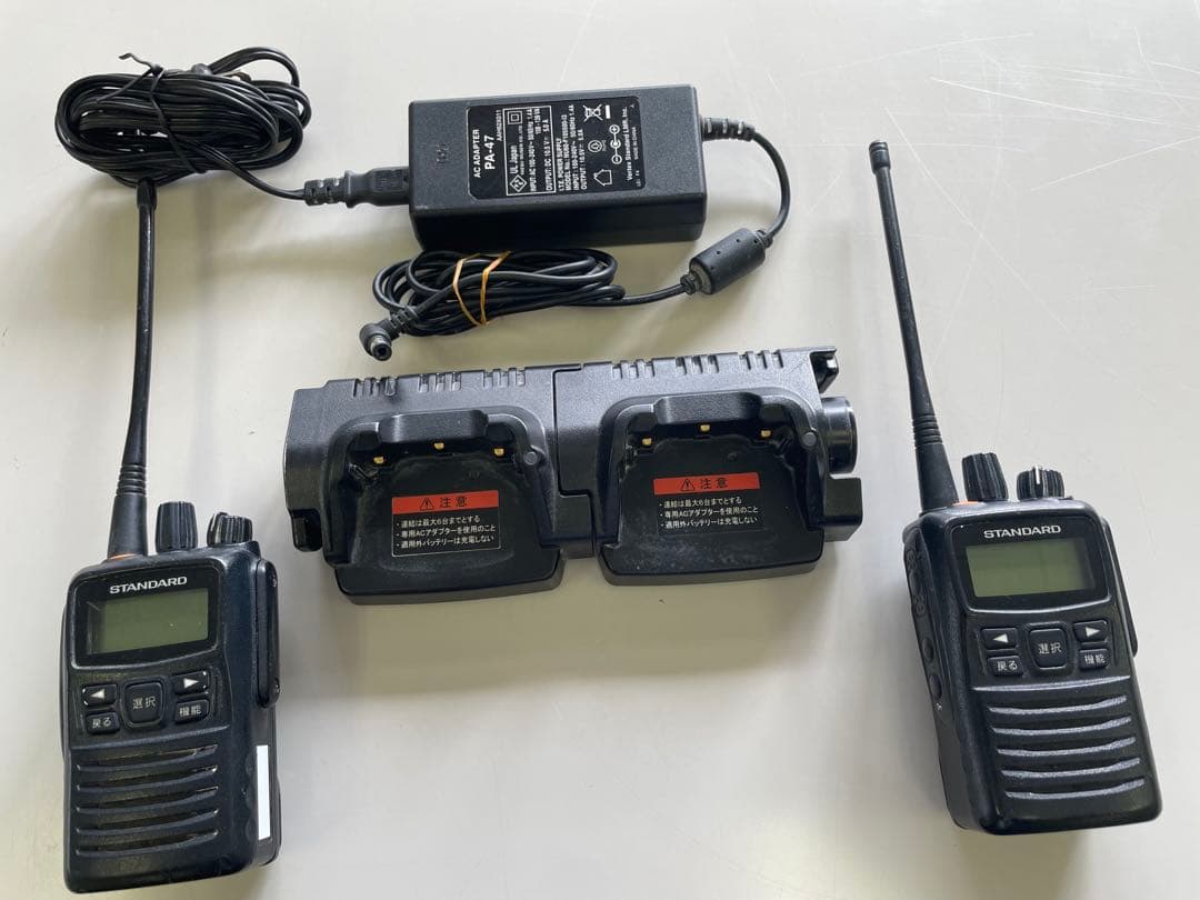スタンダード製　デジタル簡易無線機　免許局VXD450U 2台セット