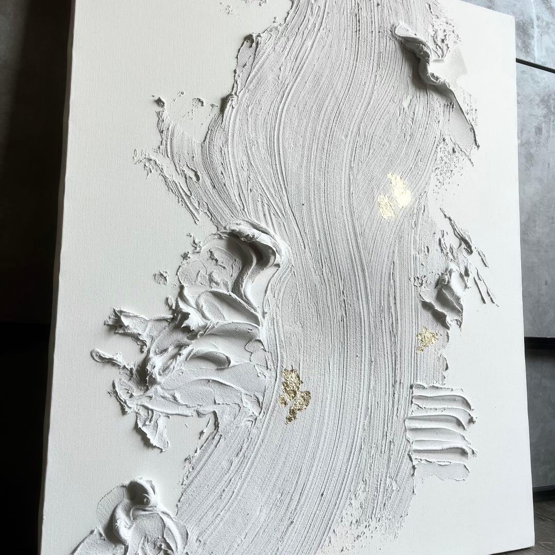 現代アート　65×53㎝　大きめ　モダン　絵画　原画　抽象画　アートパネル