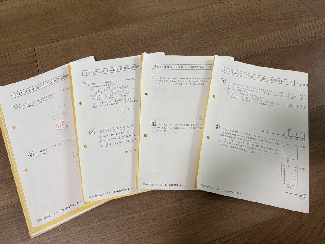 最新　SAPIX 6年生 SS日曜日特訓 算数