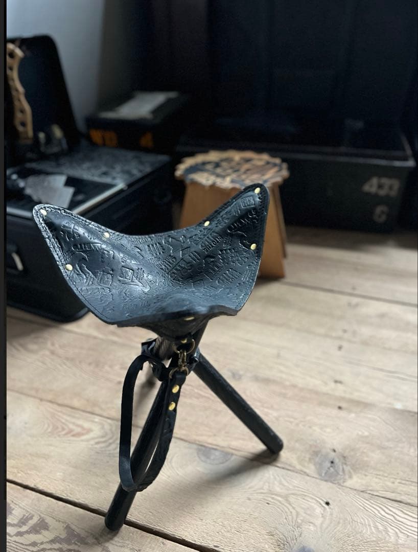 somabito ソマチェア 黒 ケース付き　スペシャルエンボス