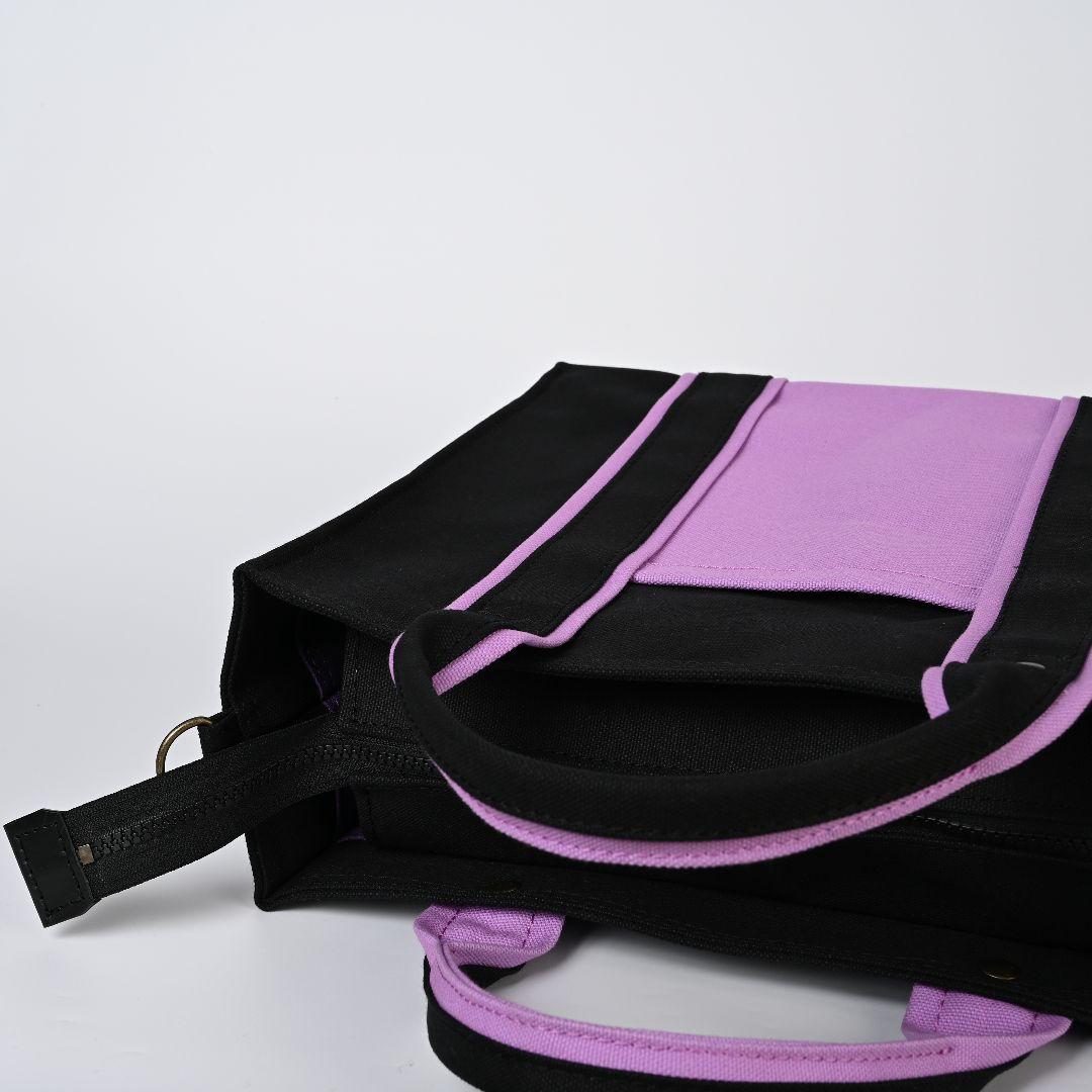 [みゅう]8号/11号×旧倉敷帆布×8番糸 スクエアトートバッグ特大