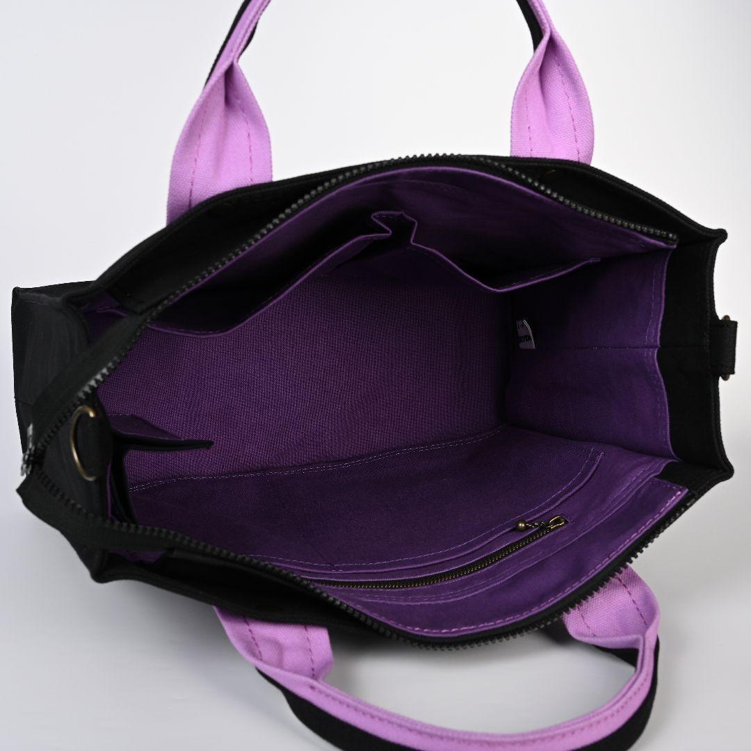 [みゅう]8号/11号×旧倉敷帆布×8番糸 スクエアトートバッグ特大