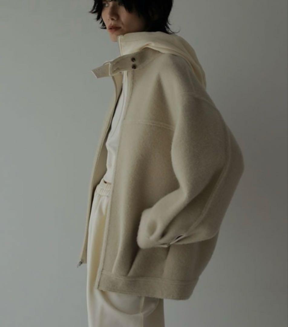 ETRE TOKYO エトレトウキョウ　リバーシブルボアブルゾン　S アイボリー