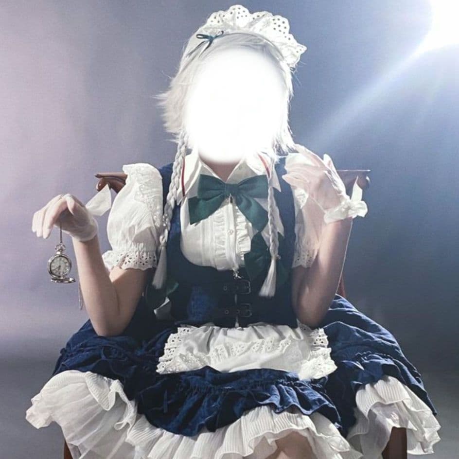 東方Project 十六夜咲夜 コスプレ ウィッグ追加可 フルセット 高品質