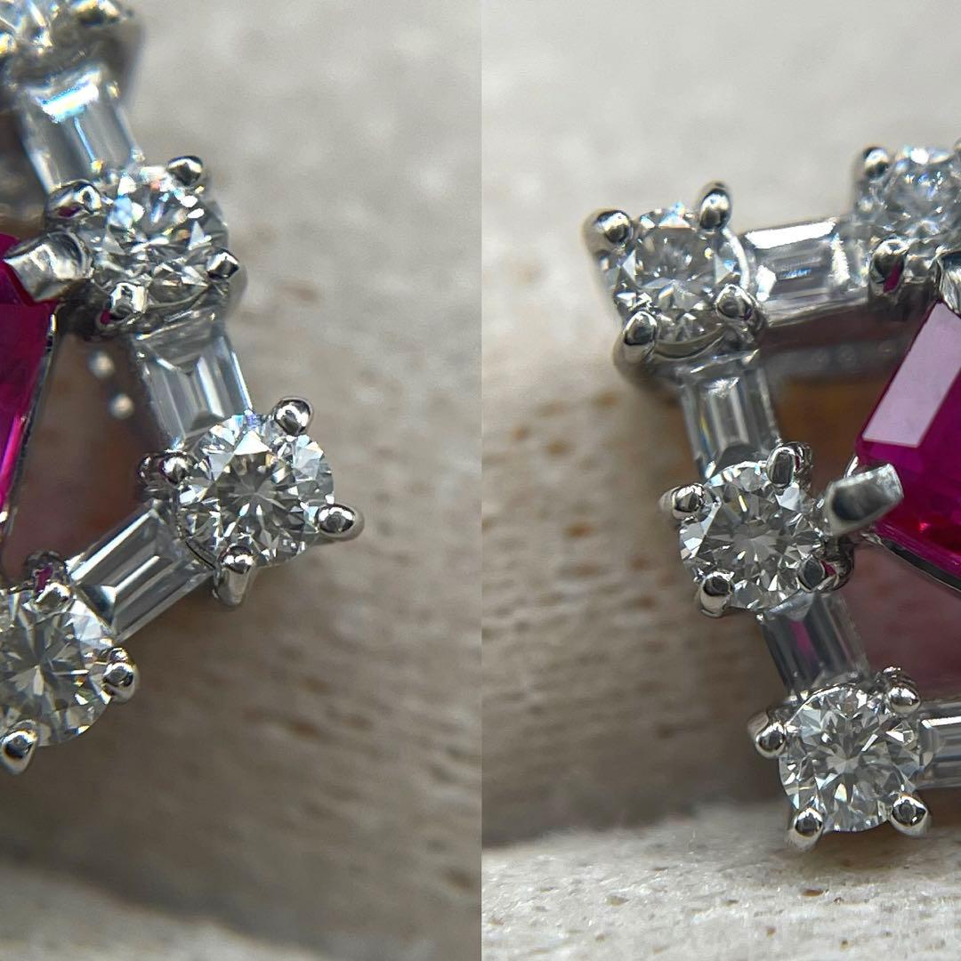 専用JL188★高級 ルビー0.57ct ダイヤ プラチナ ヘッド ソ付